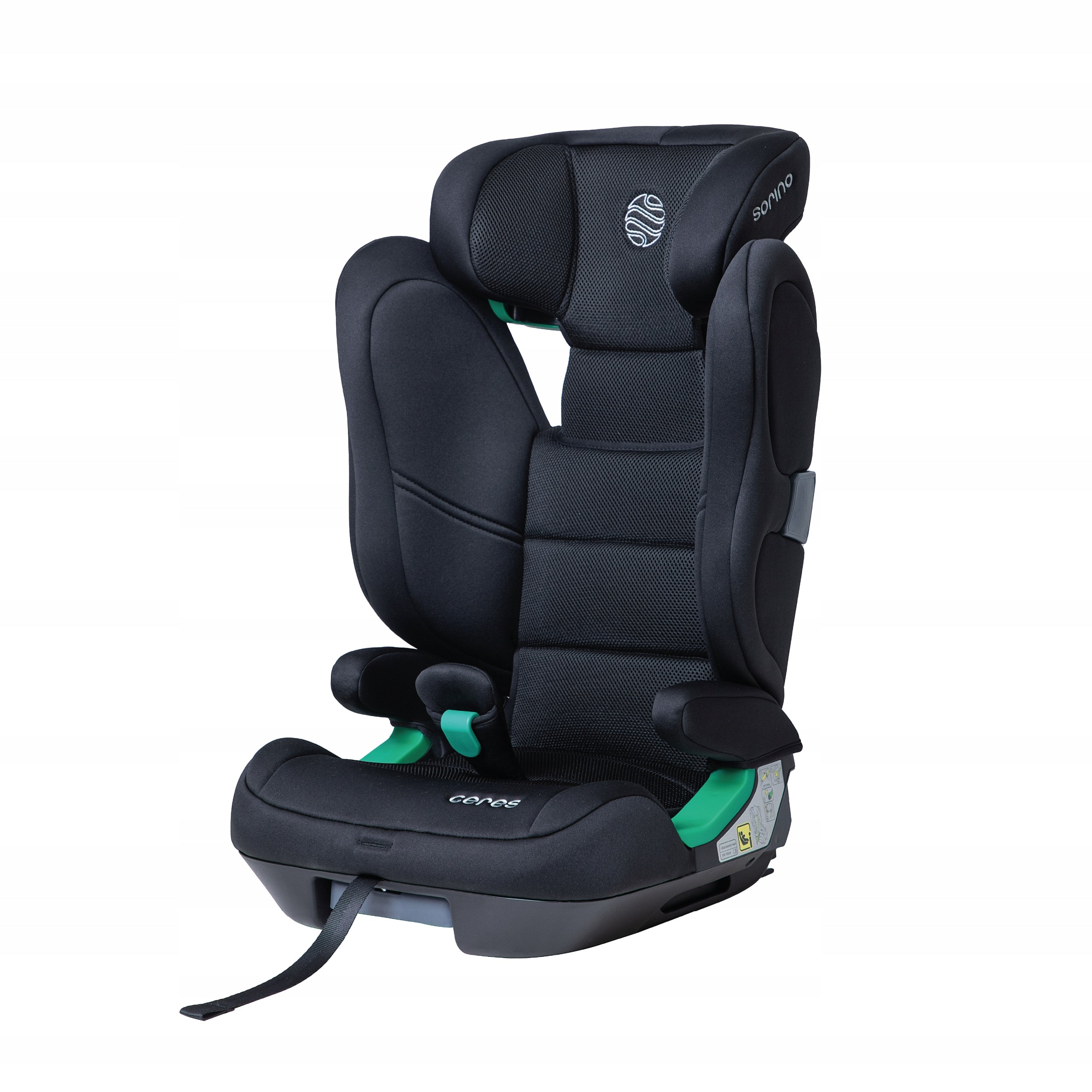 Car seat Sorino Ceres Isofix i-Size 15-36 kg 100-150 cm black