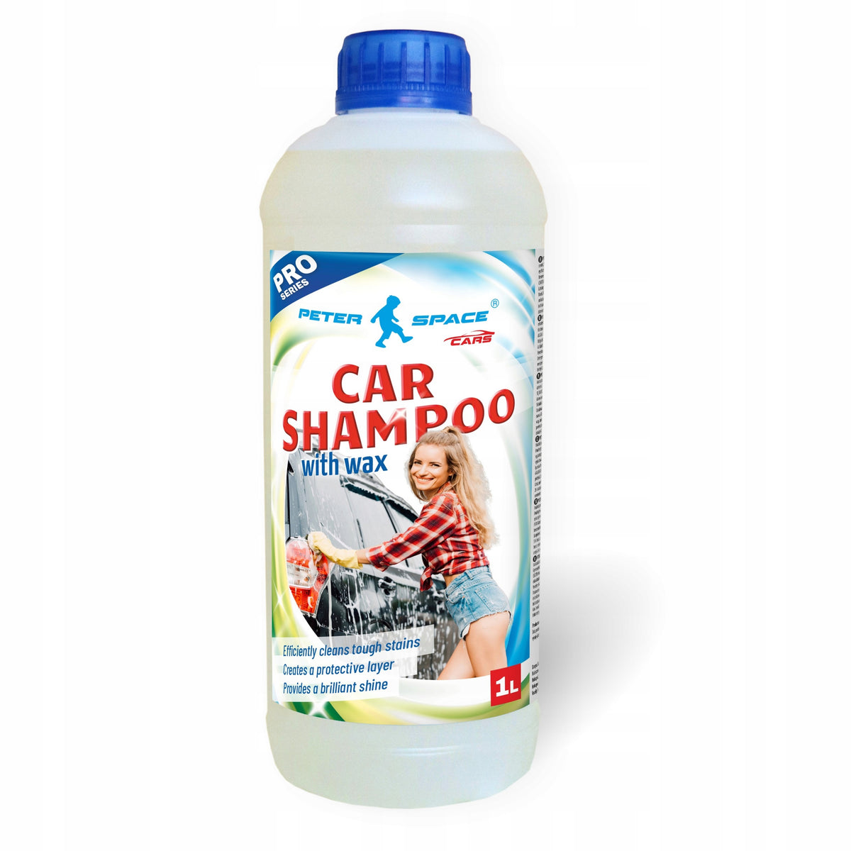 Car shampoo with wax for washing the car 1l Peter Space