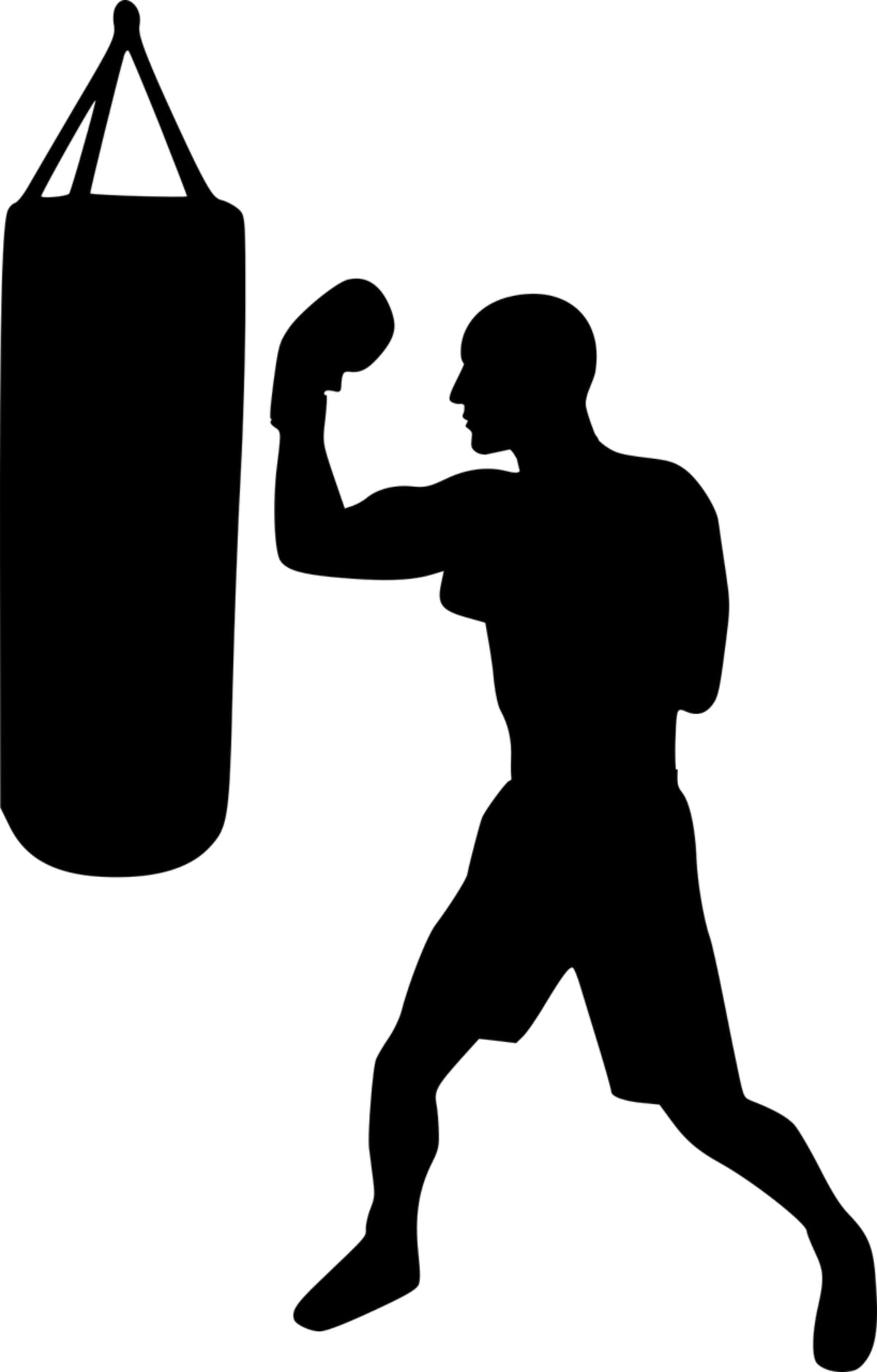 Car sticker helmet laptop bike BOXBOXING BOXING 15 x 9,6 cm
