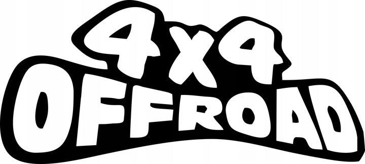 Car sticker helmet laptop glass 4x4 OFF ROAD 12 x 26,7 cm