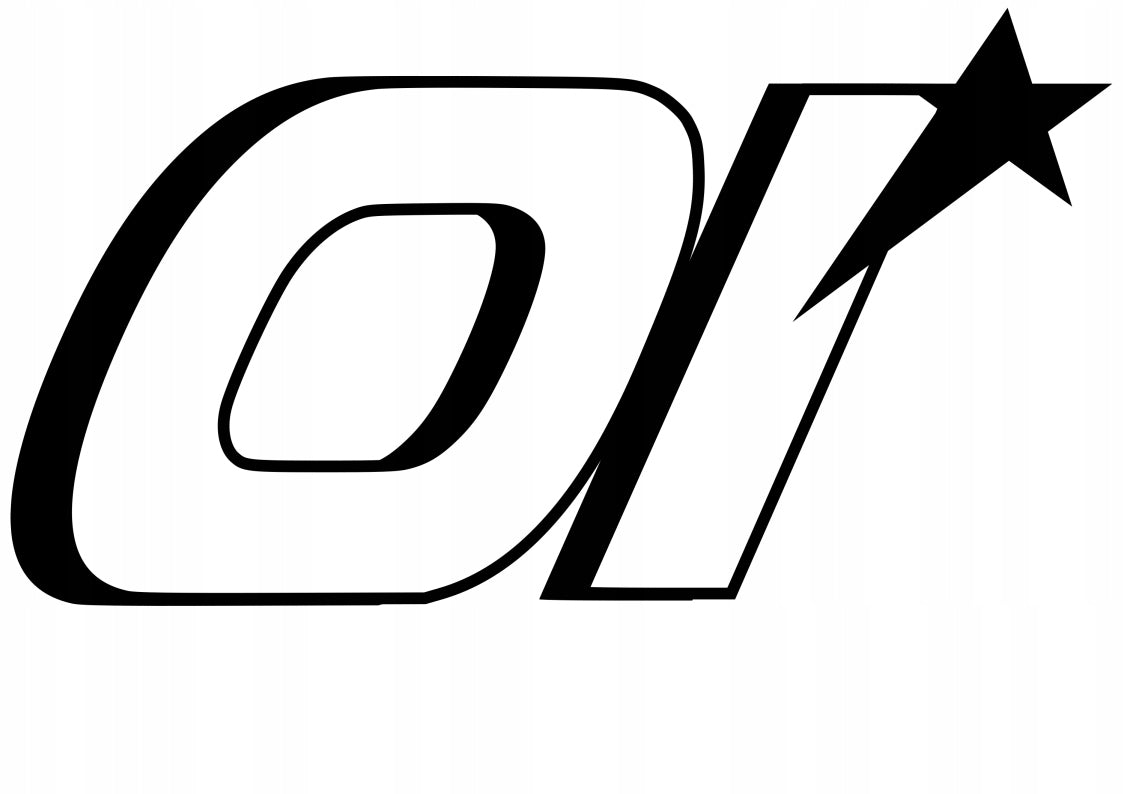 Car sticker helmet laptop glass SIDE NUMBER 01 STAR 8 x 14,8 cm