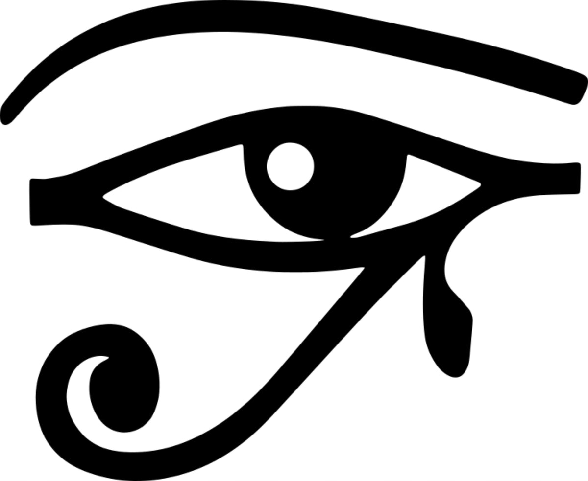 Car sticker helmet laptop trunks EYE HORUSA 10 x 12,2 cm
