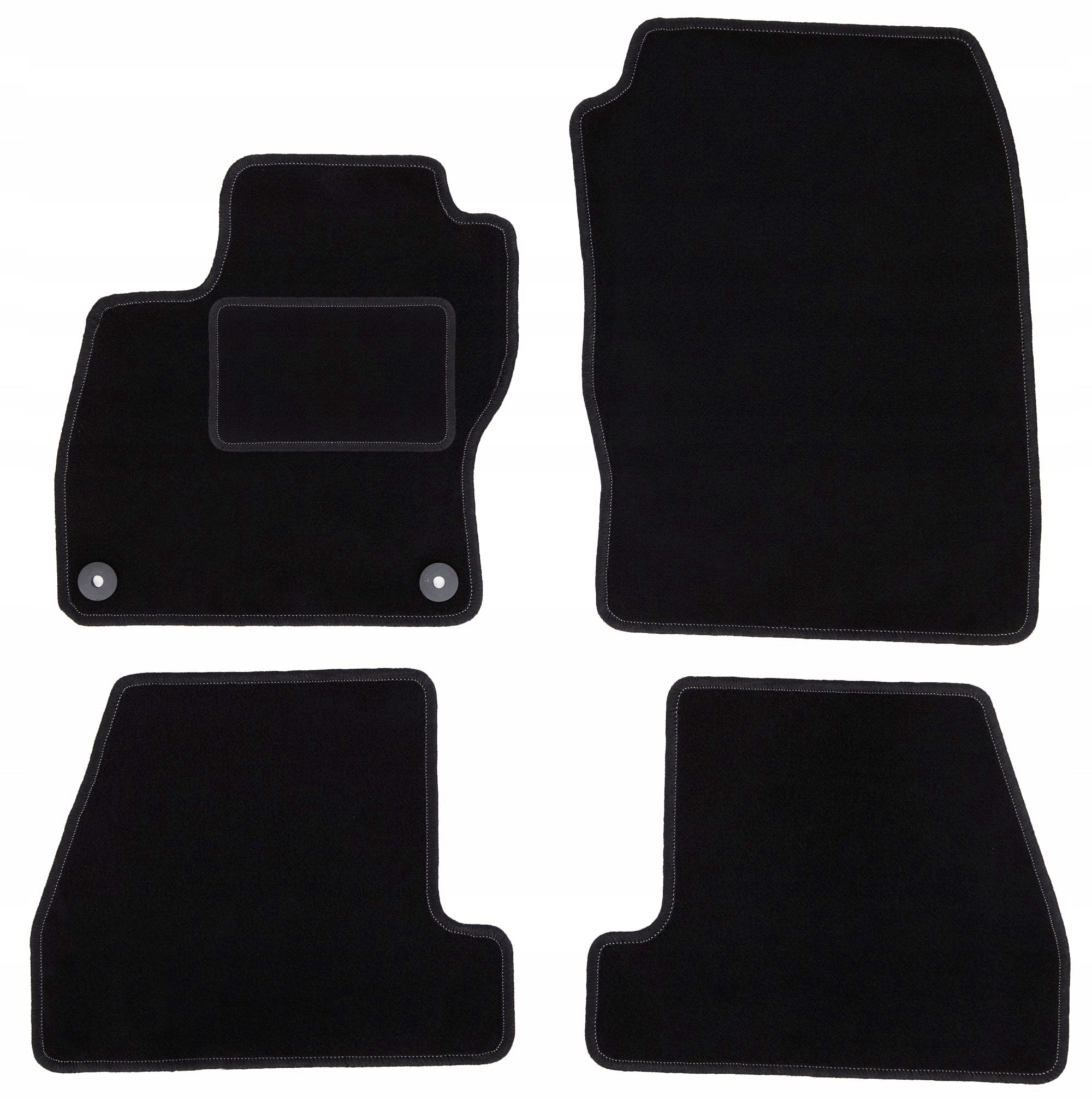 Car velour rugs for: Ford Focus MK3 hatchback, sedan, station wagon (2
