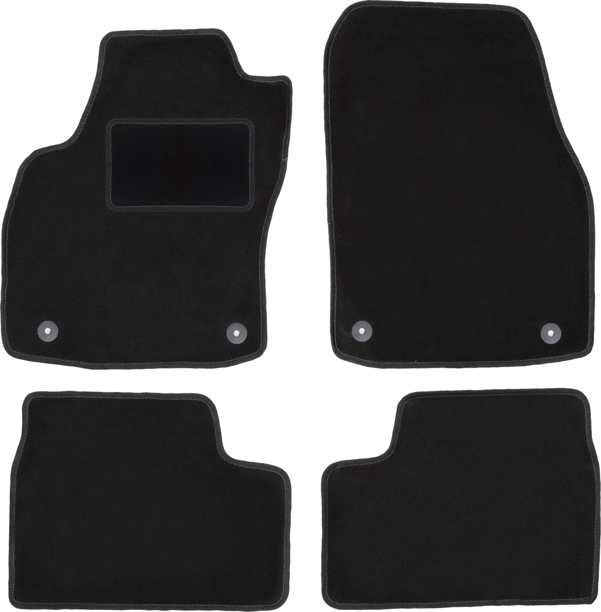 Car velour rugs for: Opel Astra H sedan, hatchback, station wagon, Twi