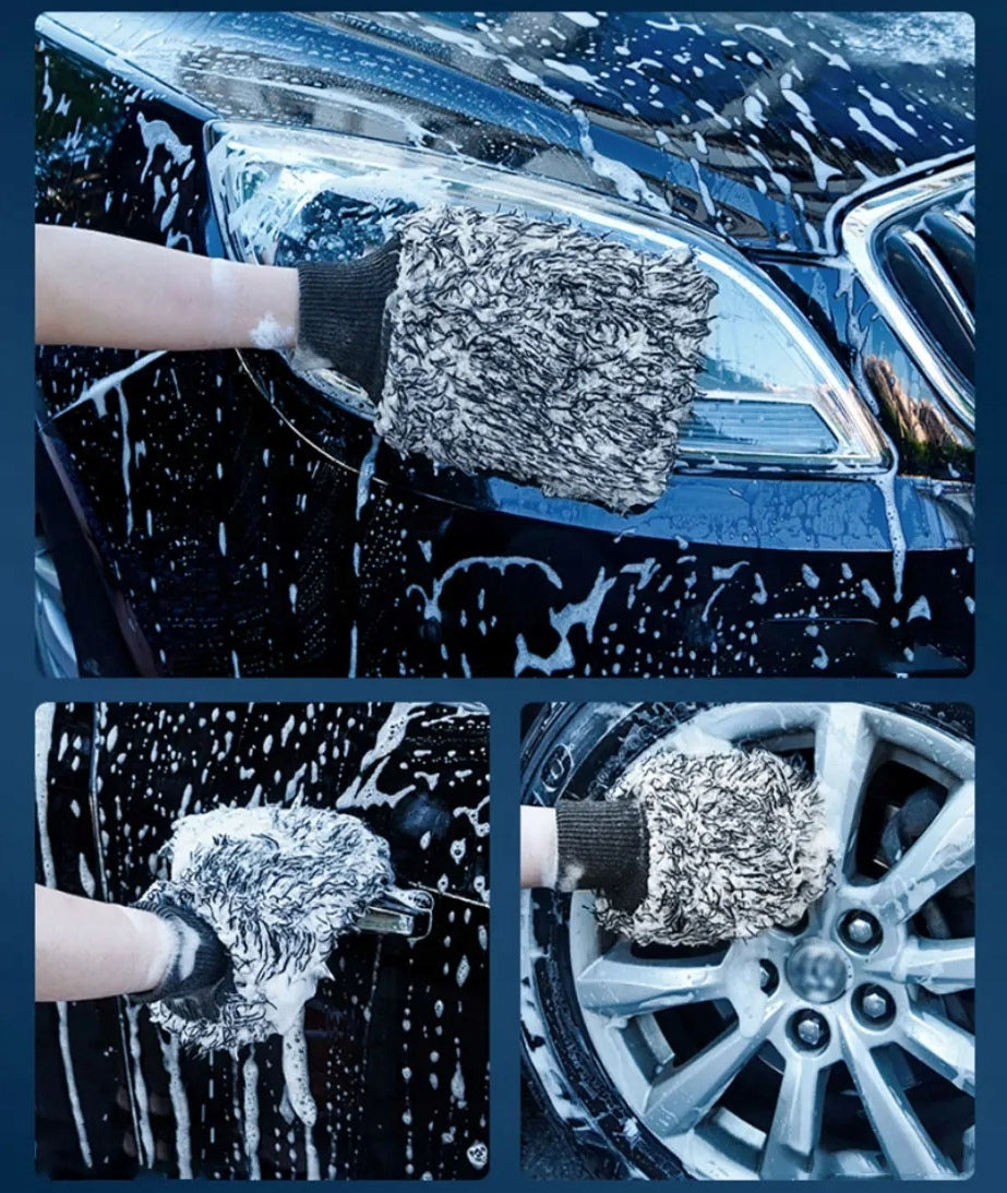 Car wash glove Dark King Fiber Mitt delicate fiber Manufacturer code Fiber Mitt