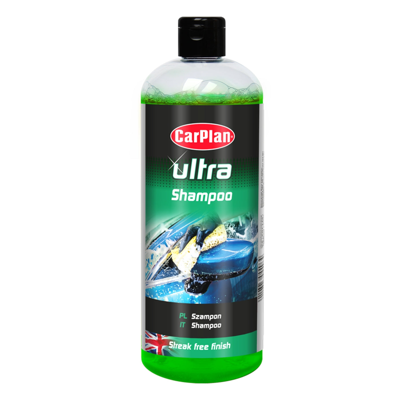 CarPlan Car Shampoo 1L for Washing Cars Without Stains Foam