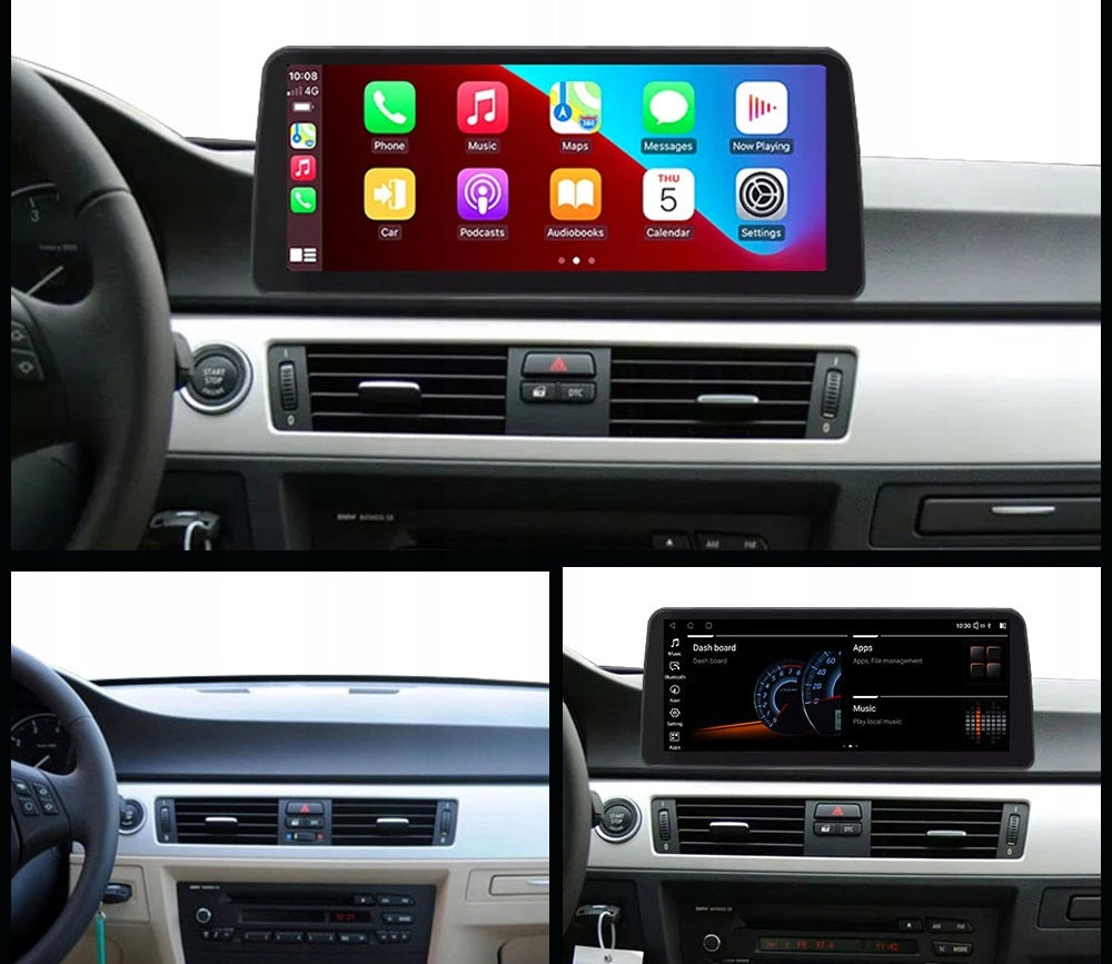 CarPlay BMW E90 Radio Tablet DAB Option Android GPS WiFi 4G MP3 MP4 USB 12,3 Manufacturer code 0789616120820
