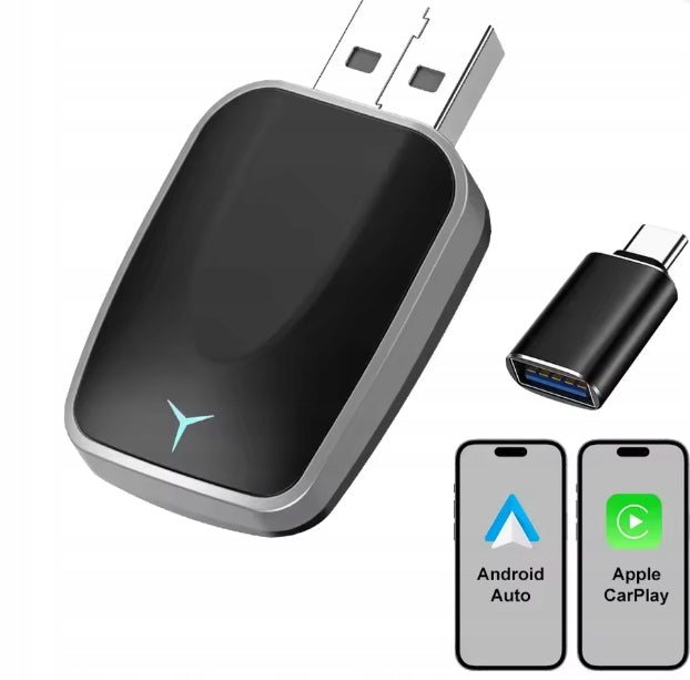 CarPlay Wireless Adapter, 2 in 1 Wireless Packaging status original