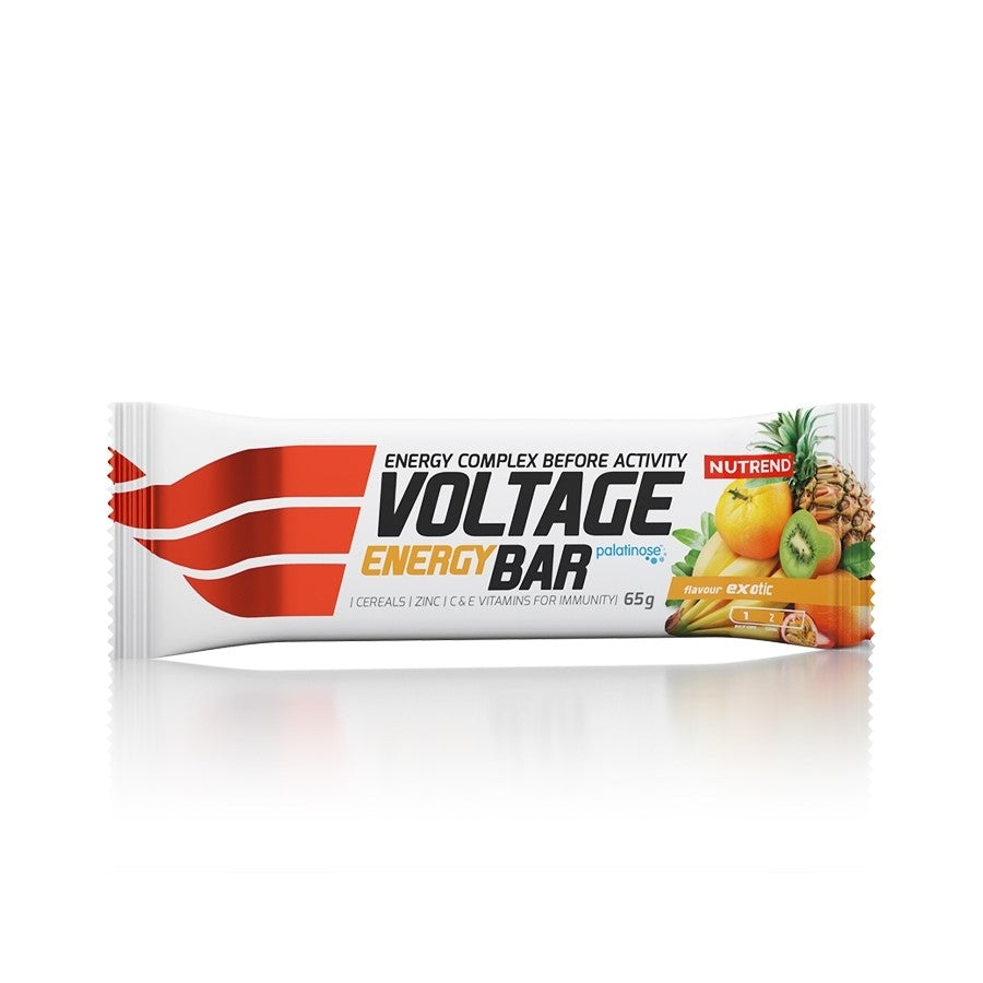 Carbo Bars Nutrend Voltage Energy Bar Tropical Fruit Flavor 65g Expiration date at least 3 months from the date of purchase