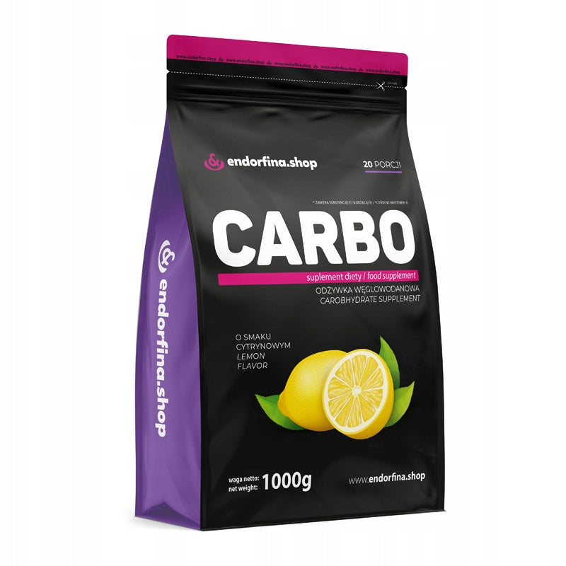 Carbo carbohydrate supplement lemon 1000g Endorfina.shop