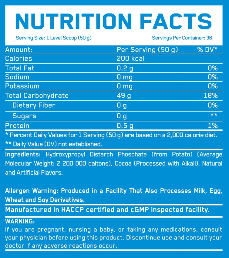 Carbo powder Everbuild Nutrition EVERBUILD Carbo Build 1,816 kg taste Brand Everbuild Nutrition