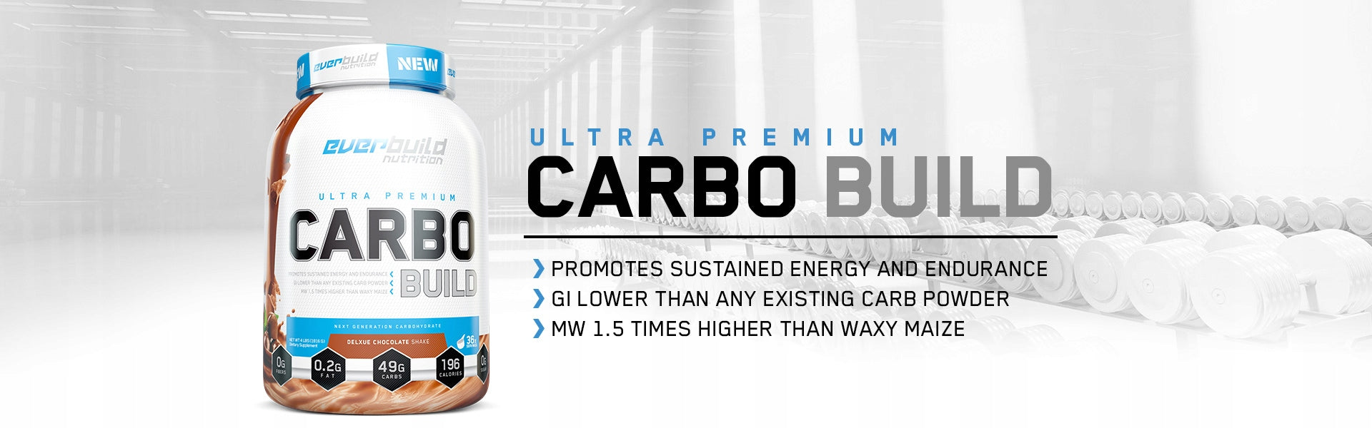 Carbo powder Everbuild Nutrition EVERBUILD Carbo Build 1,816 kg taste Expiration date not specified