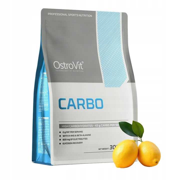 Carbo powder OstroVit Carbo 3000 g lemon flavour 3000 g 1 pc.