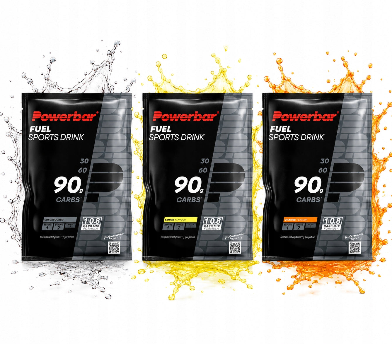 Carbohydrate drink PowerBar Orange 94 g carbohydrates for runners Expiration date at least 3 months from the date of purchase