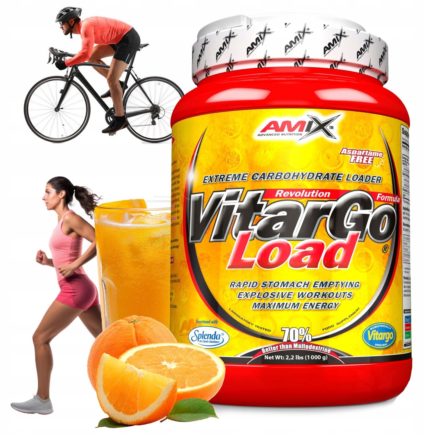 Carbohydrates for endurance, for runners - Amix Vitargo Original