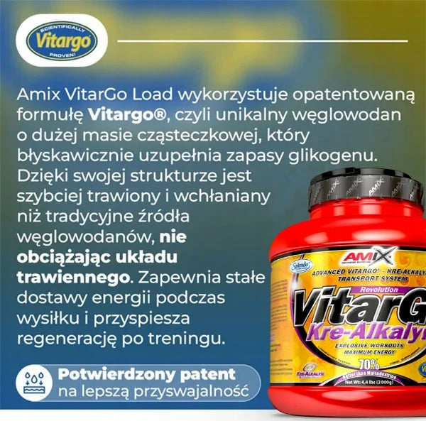 Carbohydrates with buffered creatine 4 g energy strength regeneration glycogen Packaging status original