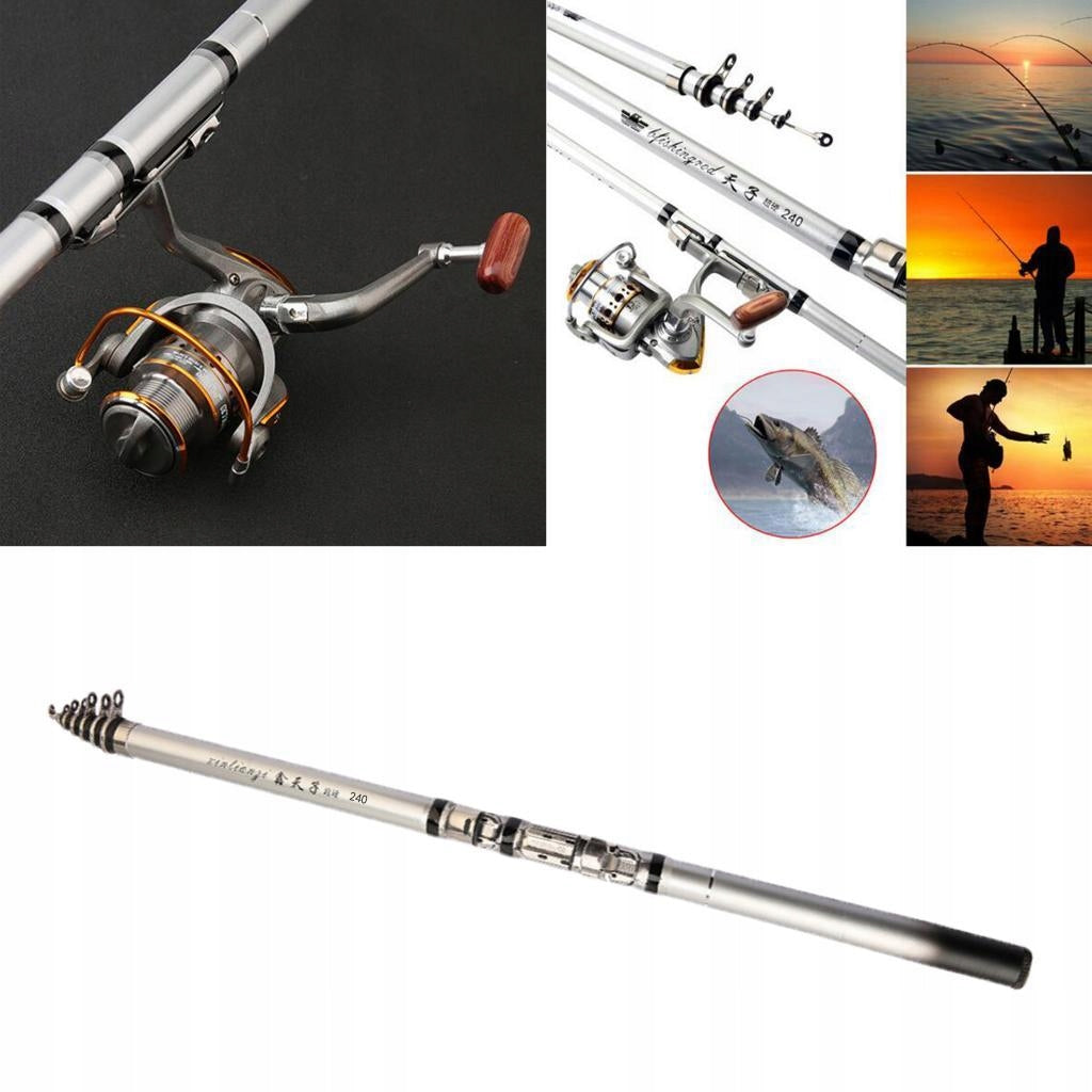Carbon Fiber Portable Telescopic Fishing Rod for Boat 2.4m EAN (GTIN) 0792706499768