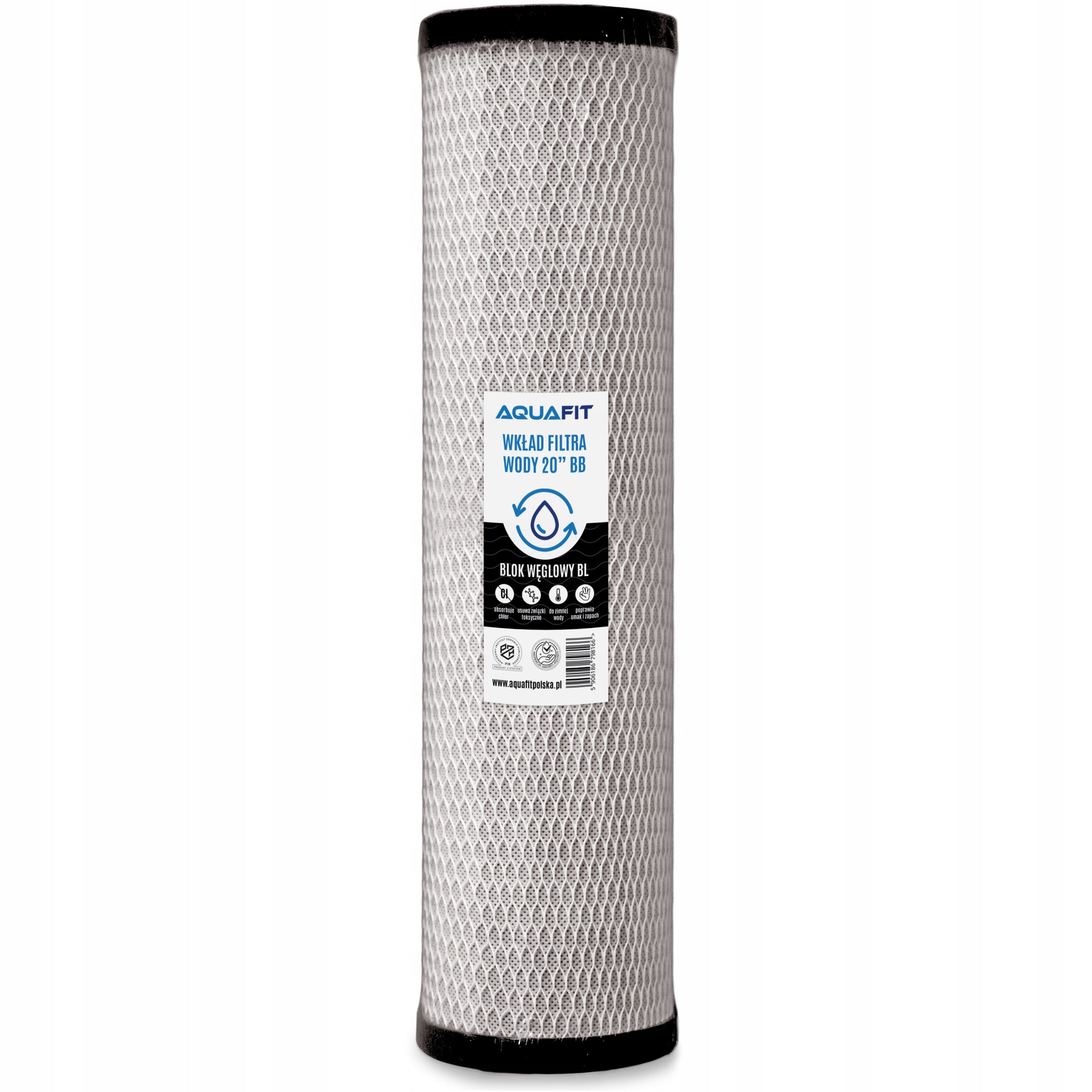Carbon Filter Cartridge Carbon Block BL 20 Inch BB Big Blue Aquafit