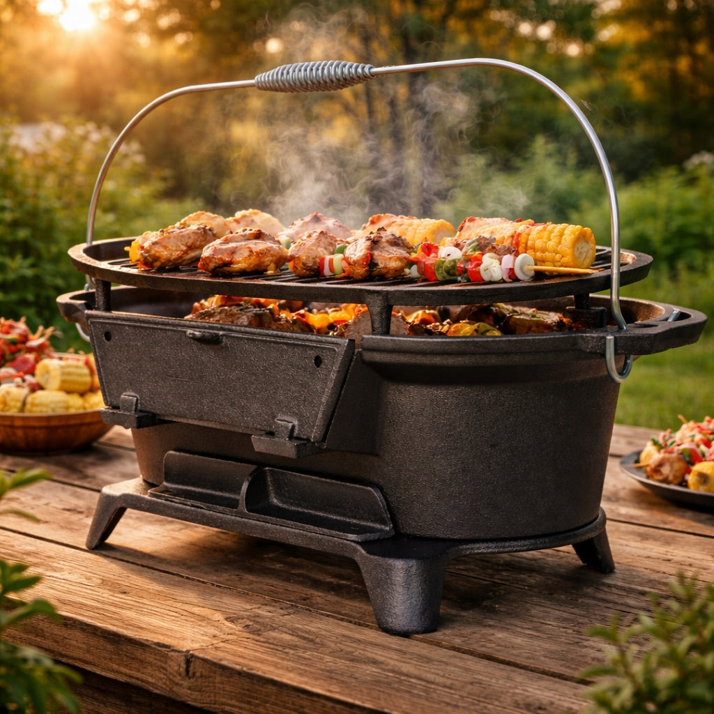 Carbon Grill Cast Iron Small Garden Tourist Grating Hibachi Manufacturer code 5905399714345