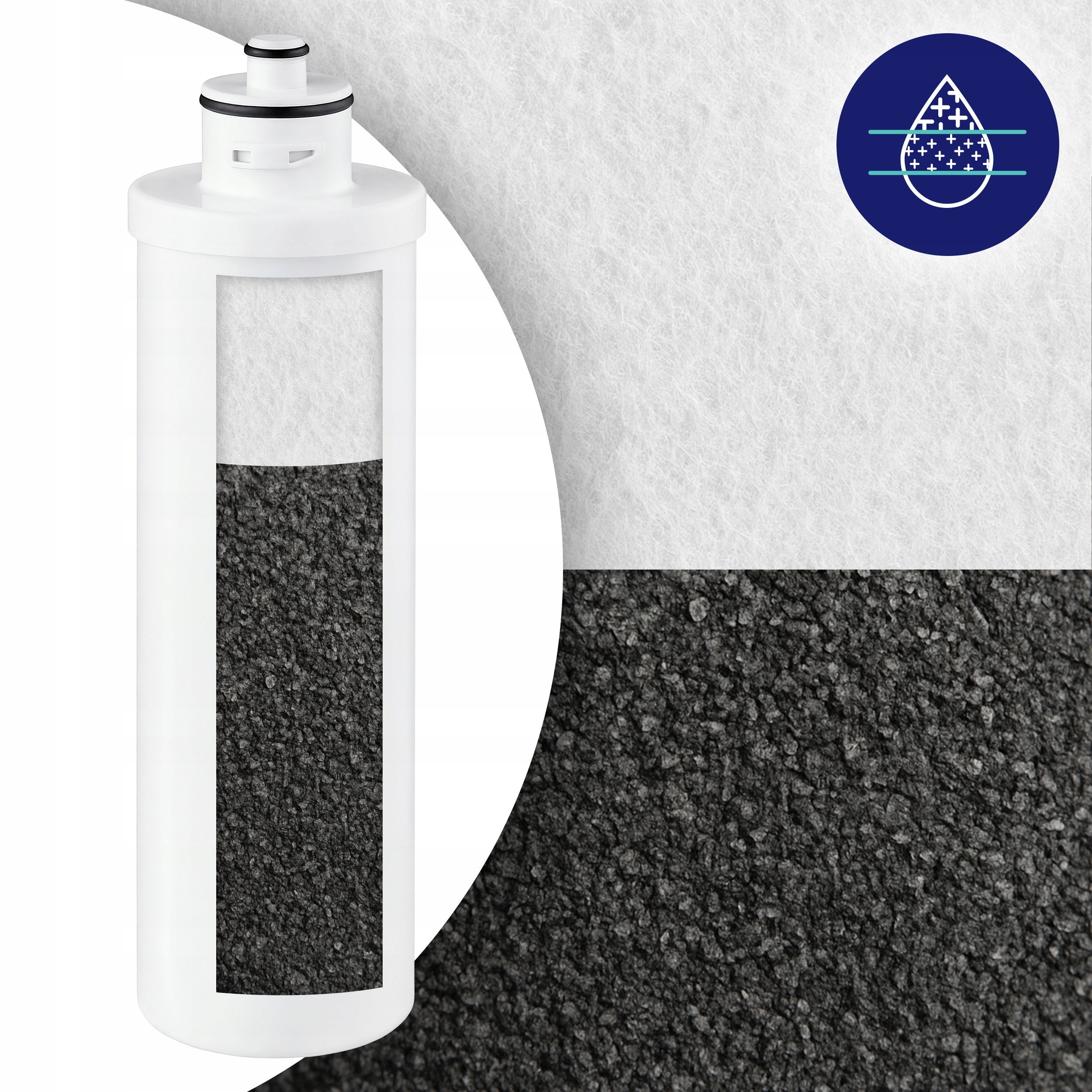 Carbon block AquaFloow CARBON for TapOne TapTrio filter system 1 pc Packaging status original