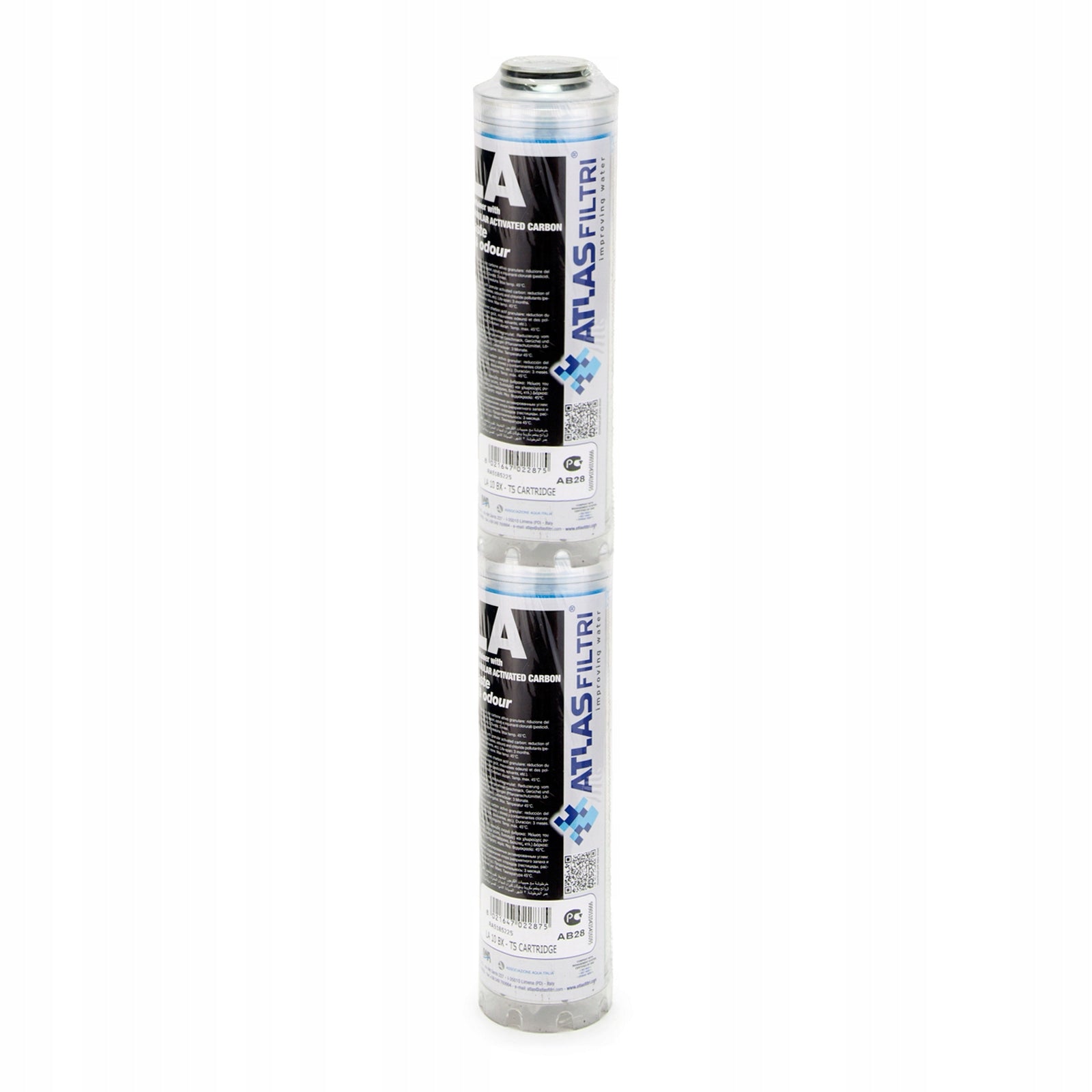 Carbon cartridge for water purification Atlas Filtri LA 20 BX with activated carbon EAN (GTIN) 5945846032516
