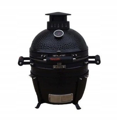 Carbon ceramic grill Fornetto Kamado Lento on pizza 16" 41 cm + freebie Grill height 66 cm