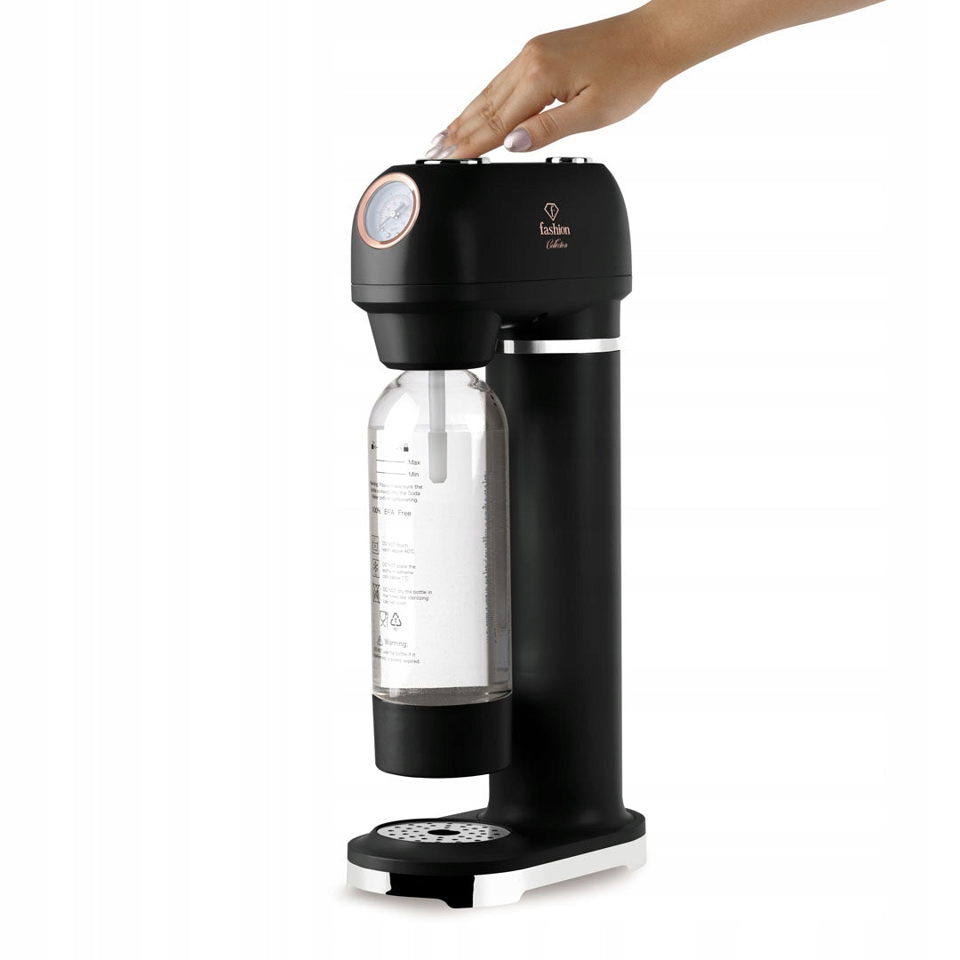 Carbonated Water Saturator + 2 Bottles, Fashion FTV-0129 Matte Black-Rose EAN (GTIN) 5999143901570