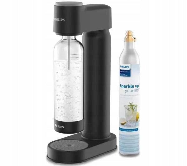 Carbonated Water Saturator Philips GoZero ADD4901BK/10 Black + 1L Bottle