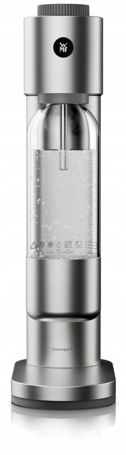 Carbonated Water Saturator WMF Element One Steel Bottle and CO2 Cylinder Brand WMF