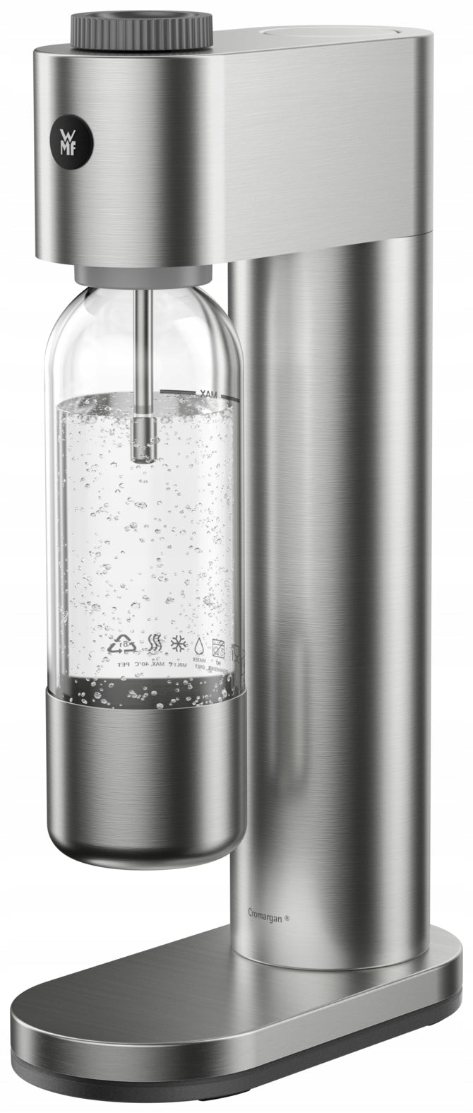 Carbonated Water Saturator WMF Element One Steel Bottle and CO2 Cylinder Manufacturer code 608116040