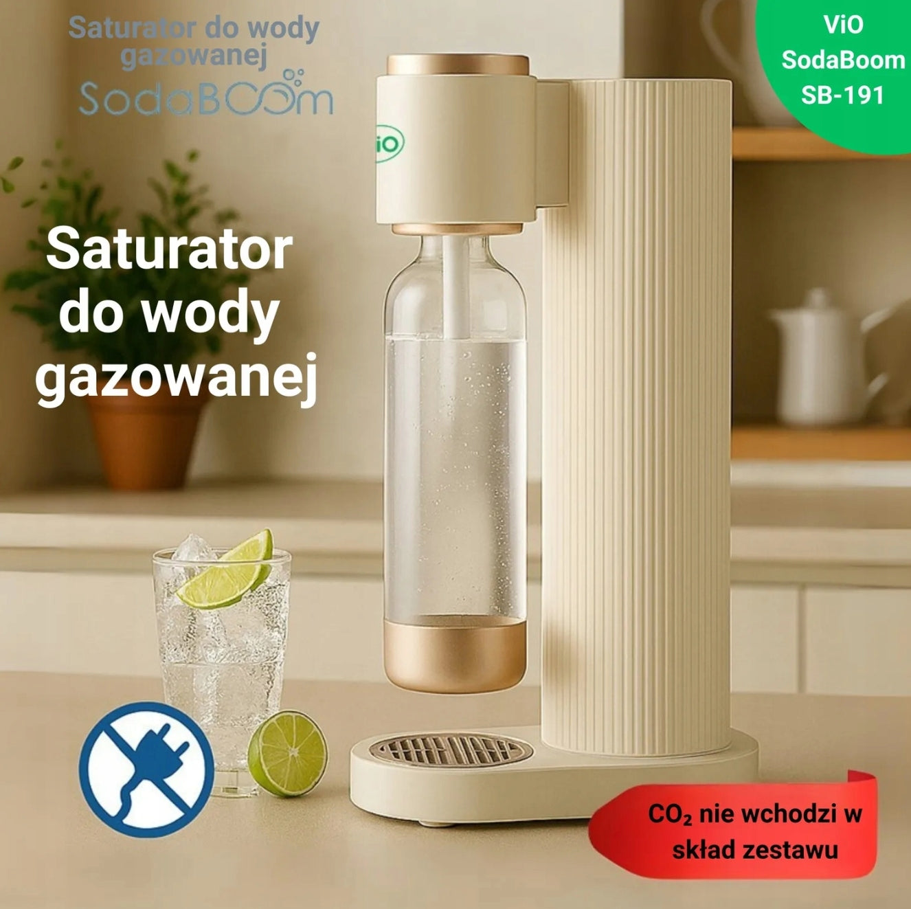 Carbonated Water Saturator White Manufacturer code saturator