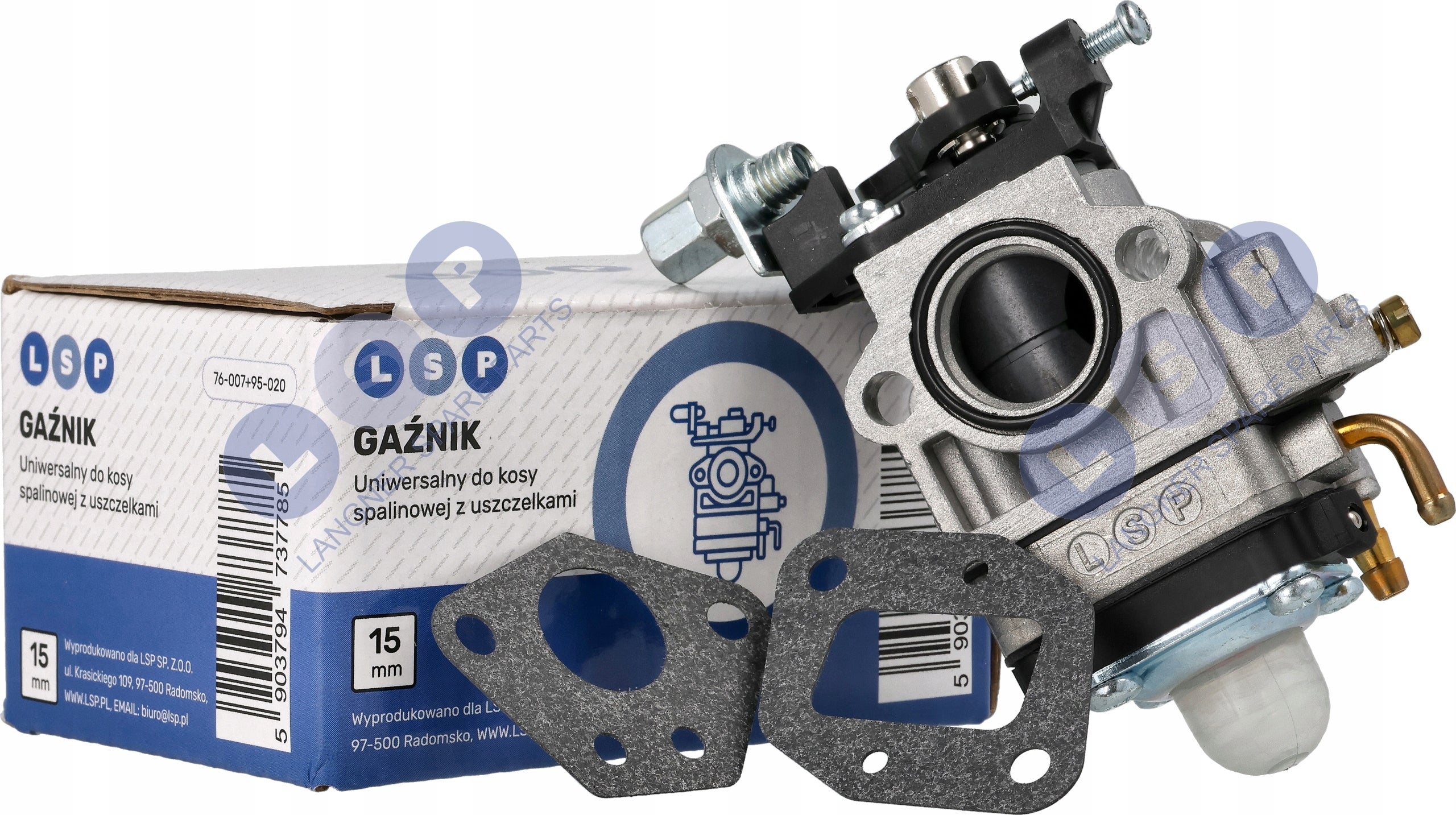 Carburetor For Combustion Scythe NAC DEMON Lawn Mowers Universal 15mm Packaging status original