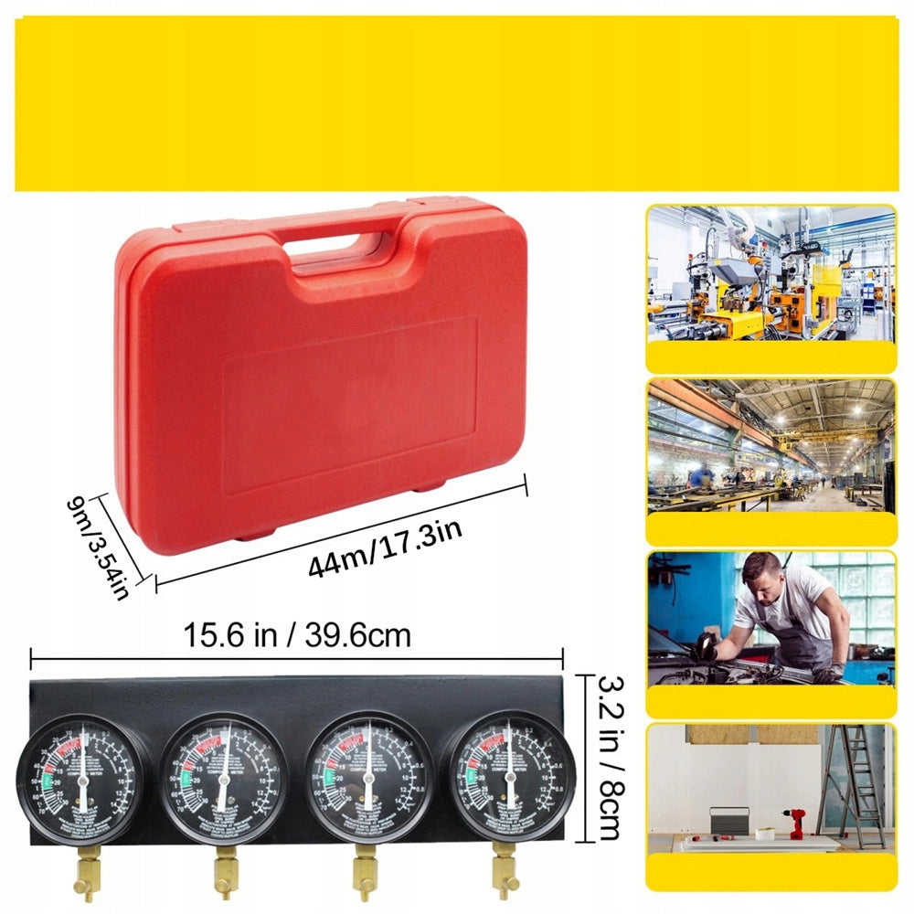 Carburetor Sync Vacuometers Set of 4pcs Vacuometer Indicators Manufacturer code rtqp0098