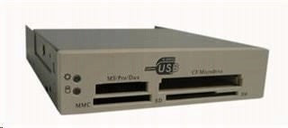 Card Reader 3,5" Eurocase CR33IN1W white USB2.0
