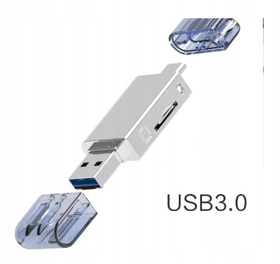 Card Reader NM Nano Micro SD 2in1 USB-C3.1/ USB3.0 Manufacturer Datex