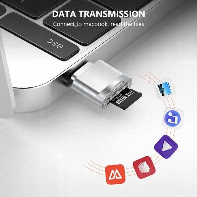 Card Reader micro SD TF USB OTG USB Type-C miniature Manufacturer code CMS1