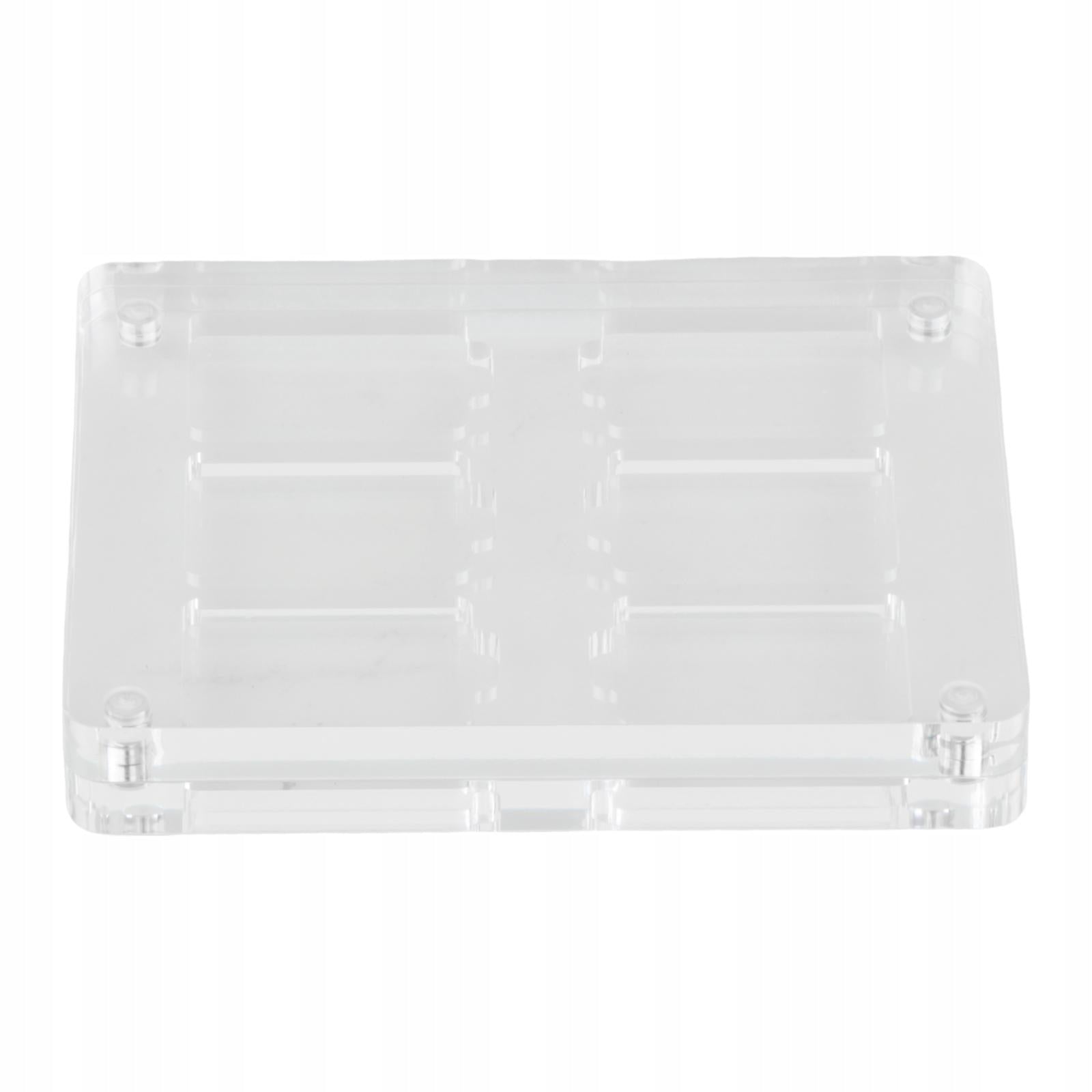 Card Slot Storage Case Holder Convenient Protection Compact Memory Square