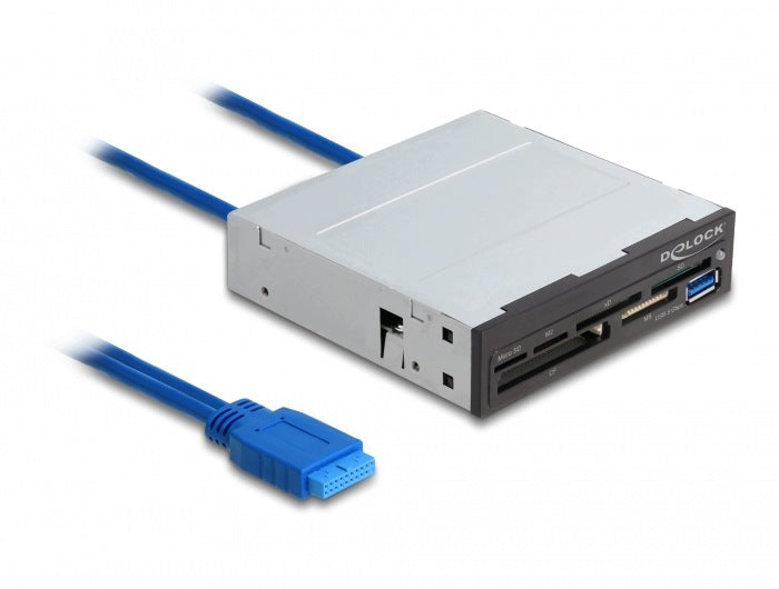 Card reader 3.5? SuperSpeed USB 6 sockets + 1x USB A socket Delock 91759