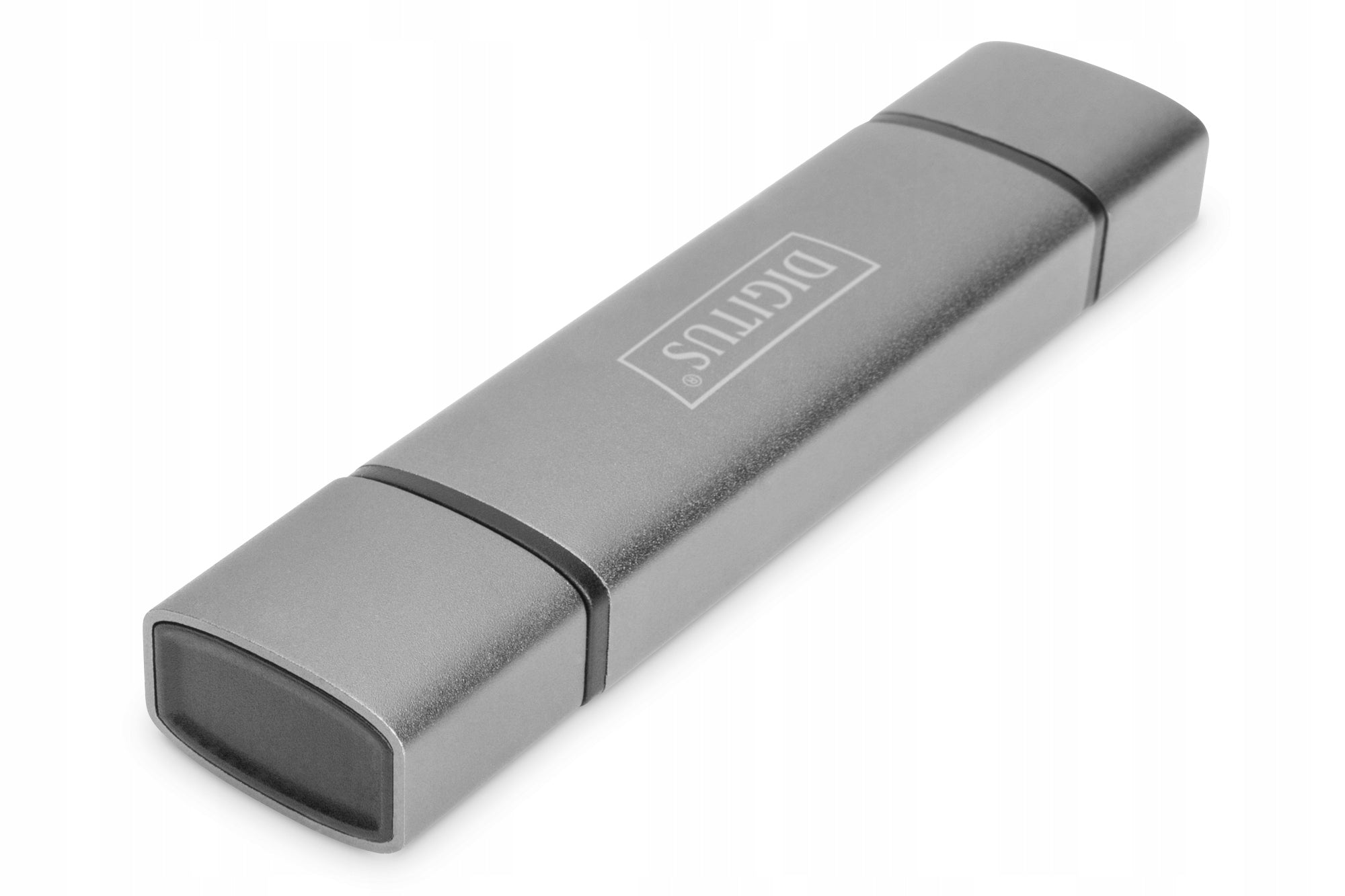 Card reader DIGITUS 3-port USB-C/ USB 3.0 SD Micro SD HQ grey Manufacturer code DA-70886