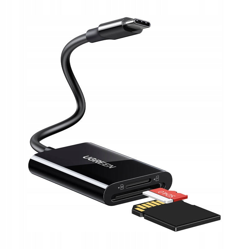 Card reader UGREEN CM265 2in1 USB-C Product weight with unit packaging 0.1 kg