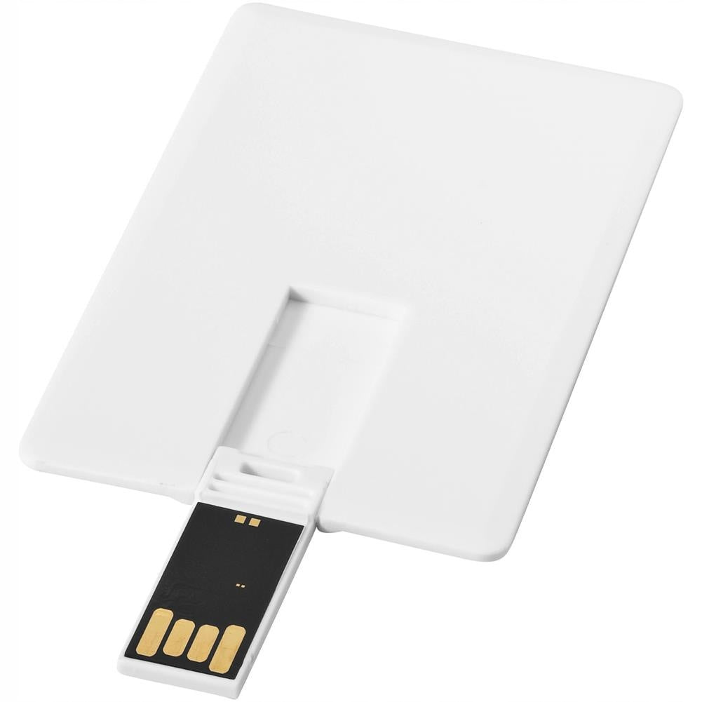 Card with USB memory Slim 2GB Color white