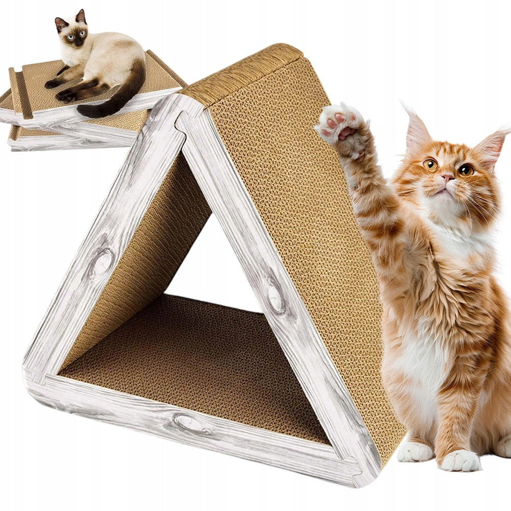 Cardboard Scratcher Corner Cat Scratcher Corner Vertical Eco Soft Comfortable Packaging status original