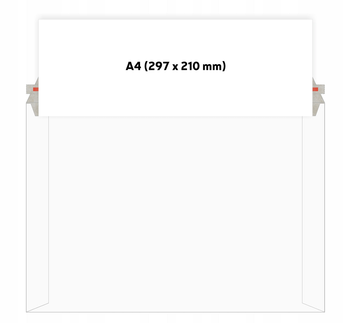 Cardboard envelope eco WITHOUT PRINTING 250g A4/C4 324x229mm 1 pc. Packaging status original