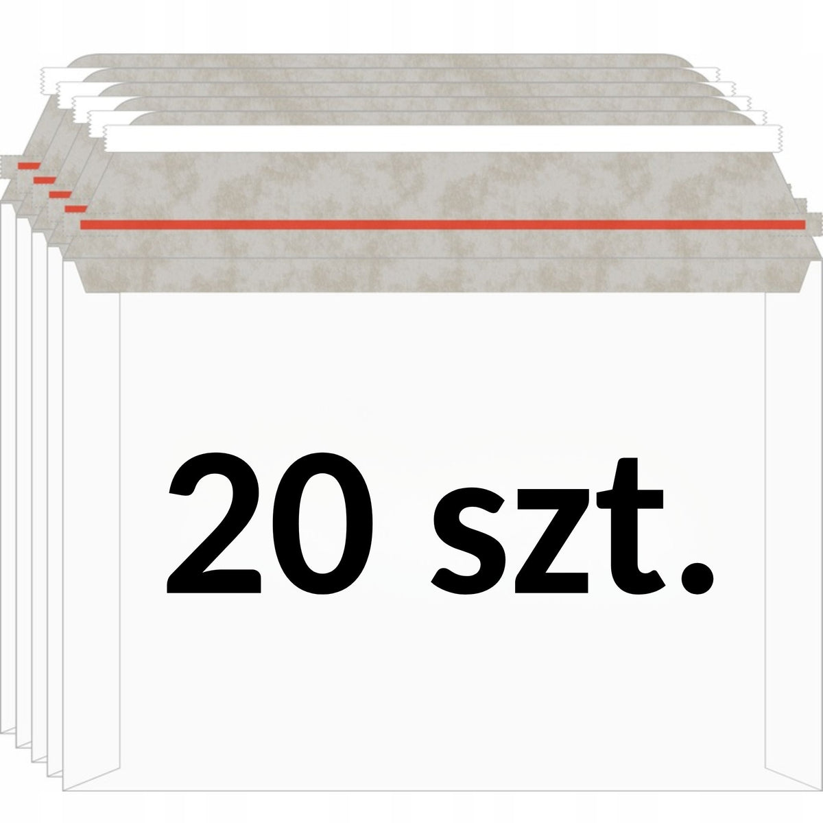 Cardboard envelope eco WITHOUT PRINTING 250g A4/C4 324x229mm 20 pcs.