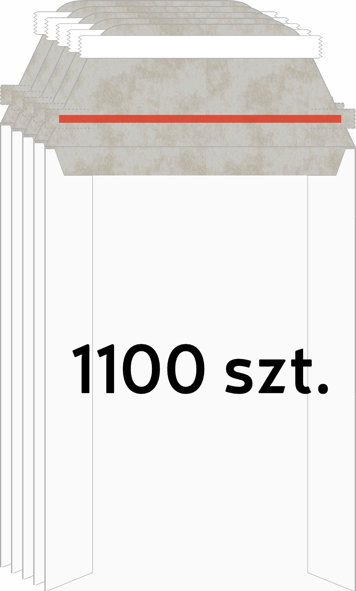 Cardboard envelope eco WITHOUT PRINTING 250g A5/C5 229x159mm 1100 pcs.