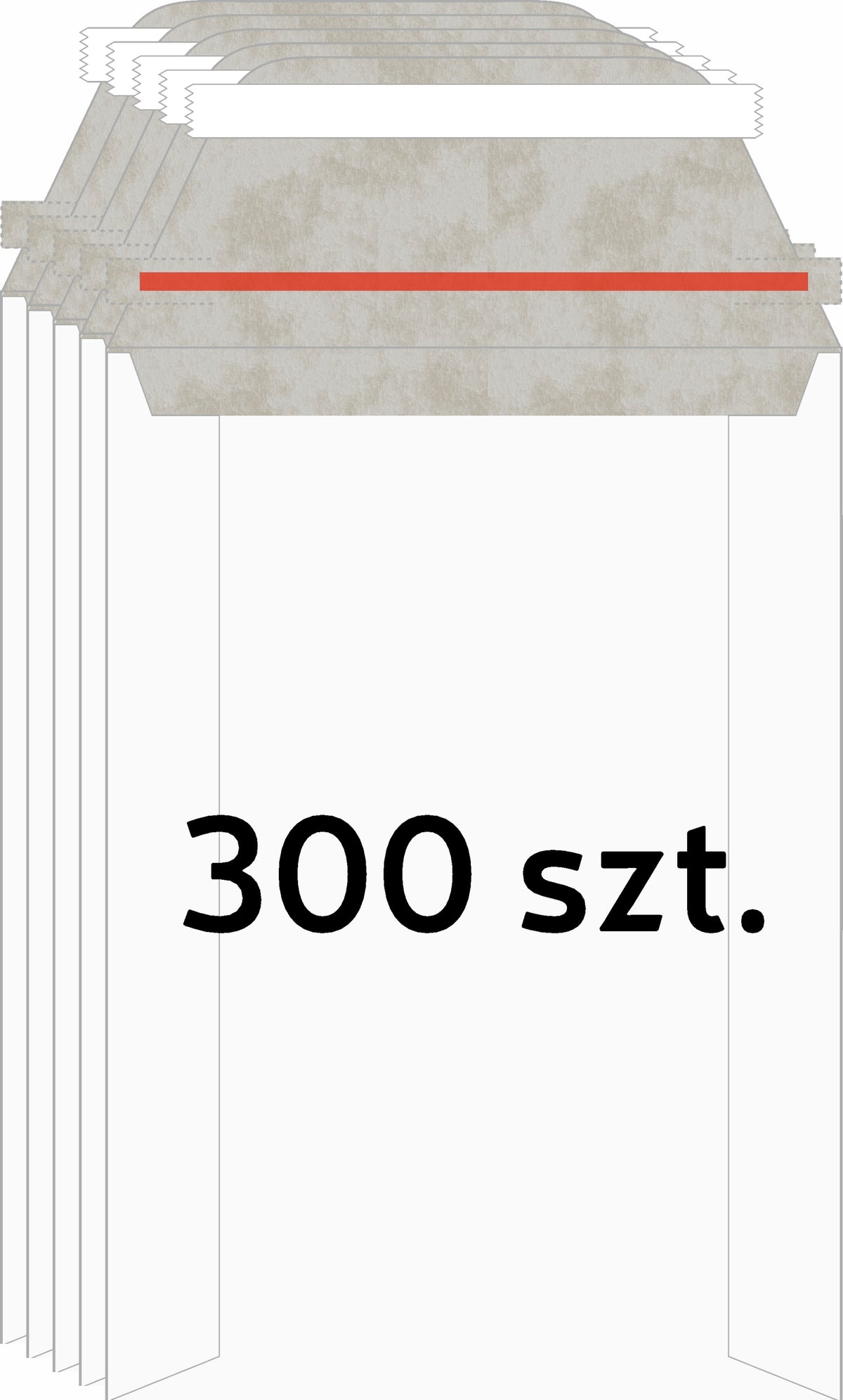 Cardboard envelope eco WITHOUT PRINTING 250g A5/C5 229x159mm 300 pcs.