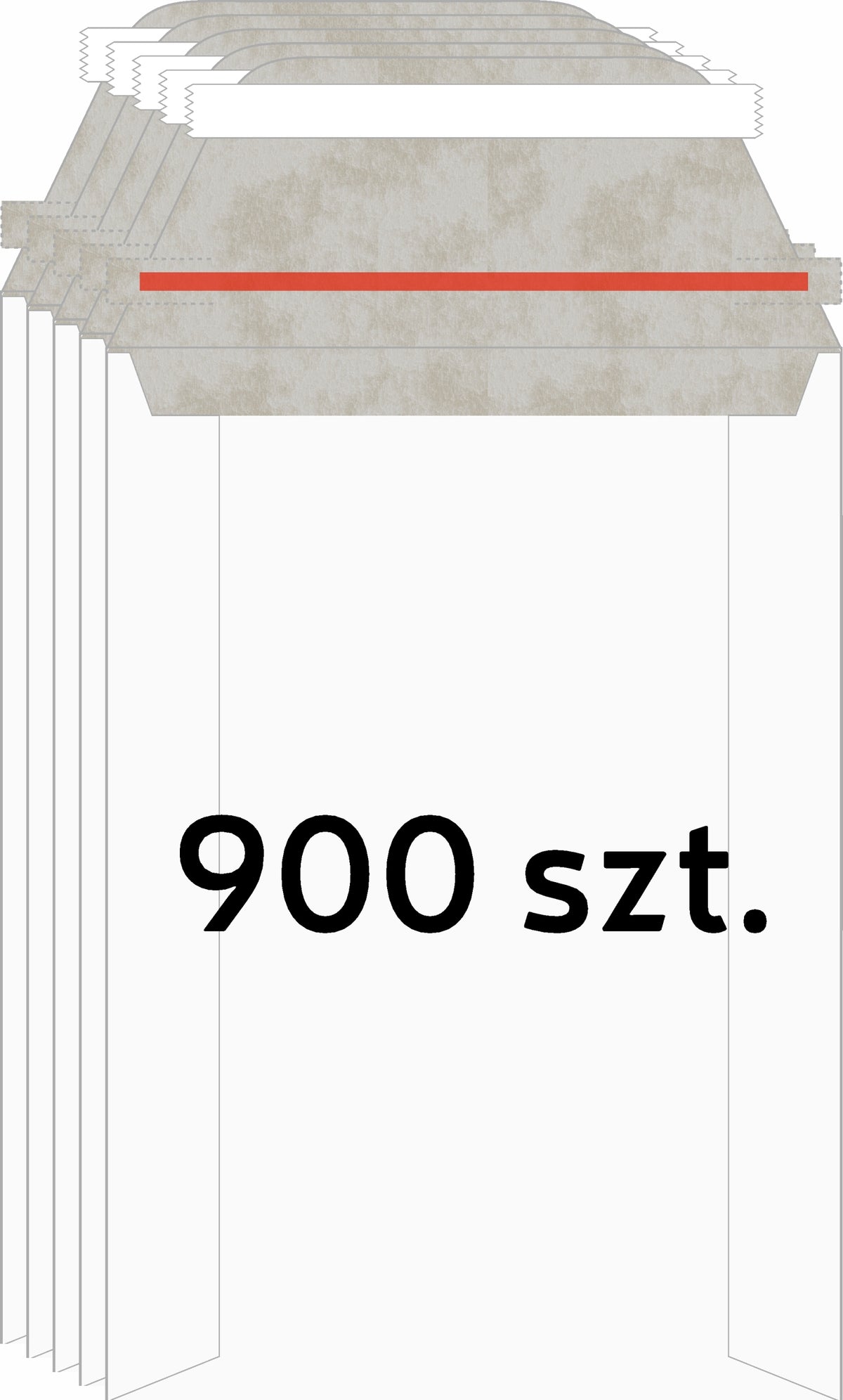 Cardboard envelope eco WITHOUT PRINTING 250g A5/C5 229x159mm 900 pcs.