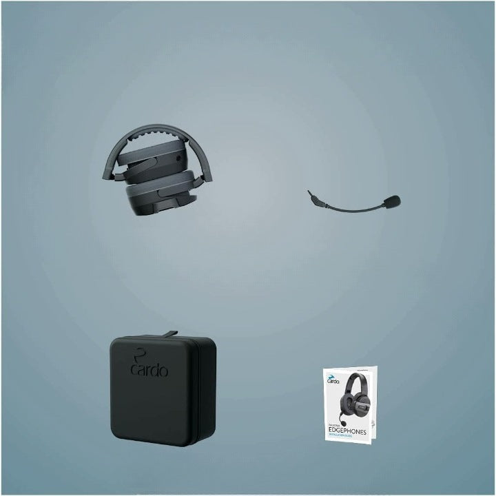 Cardo PACKTALK EDGEPHONES Motorcycle Bluetooth On-Ear Headphones Packaging status original
