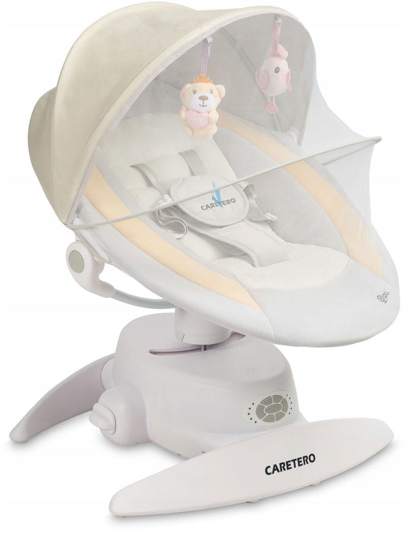 Caretero Opti - Multifunctional Rotating Baby Rocker Sun Lounger Beige Brand Caretero