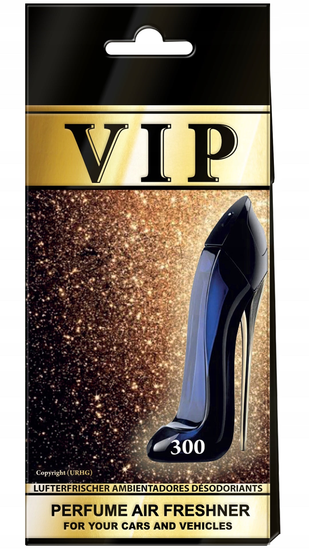 Caribi VIP 300 Fragrance Car Freshener Carolina Herrera Good Girl Packaging status original